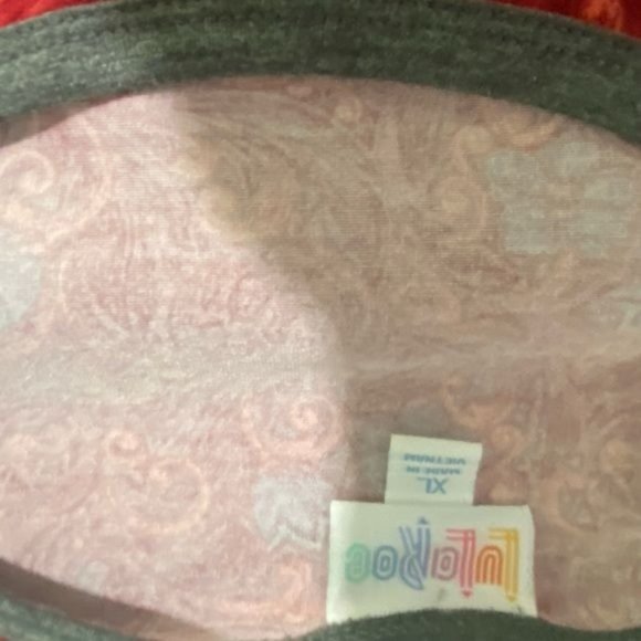 LulaRoe ladies t-shirt dress midi red & size XL NWT - Picture 10 of 15